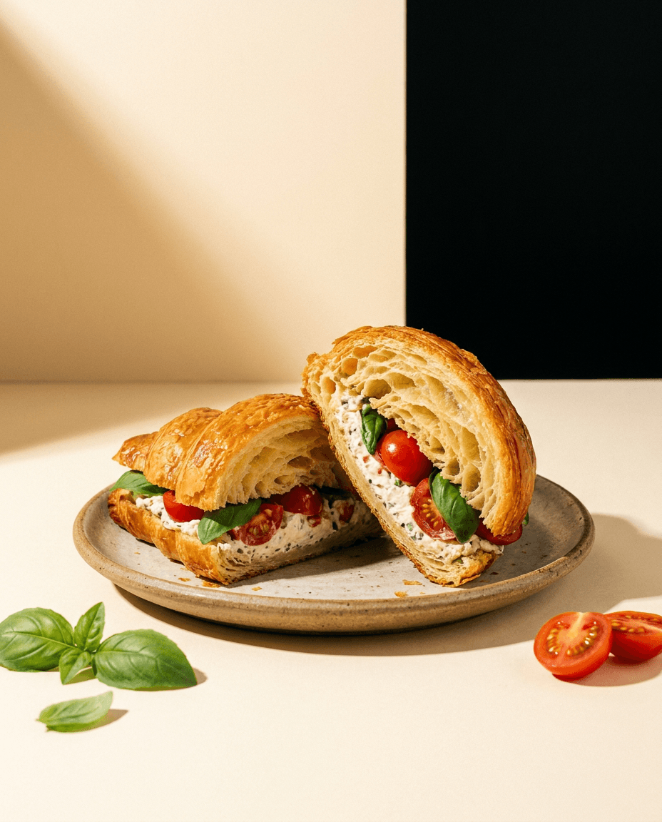 Croissant Caprese, section croissants salés NMW
