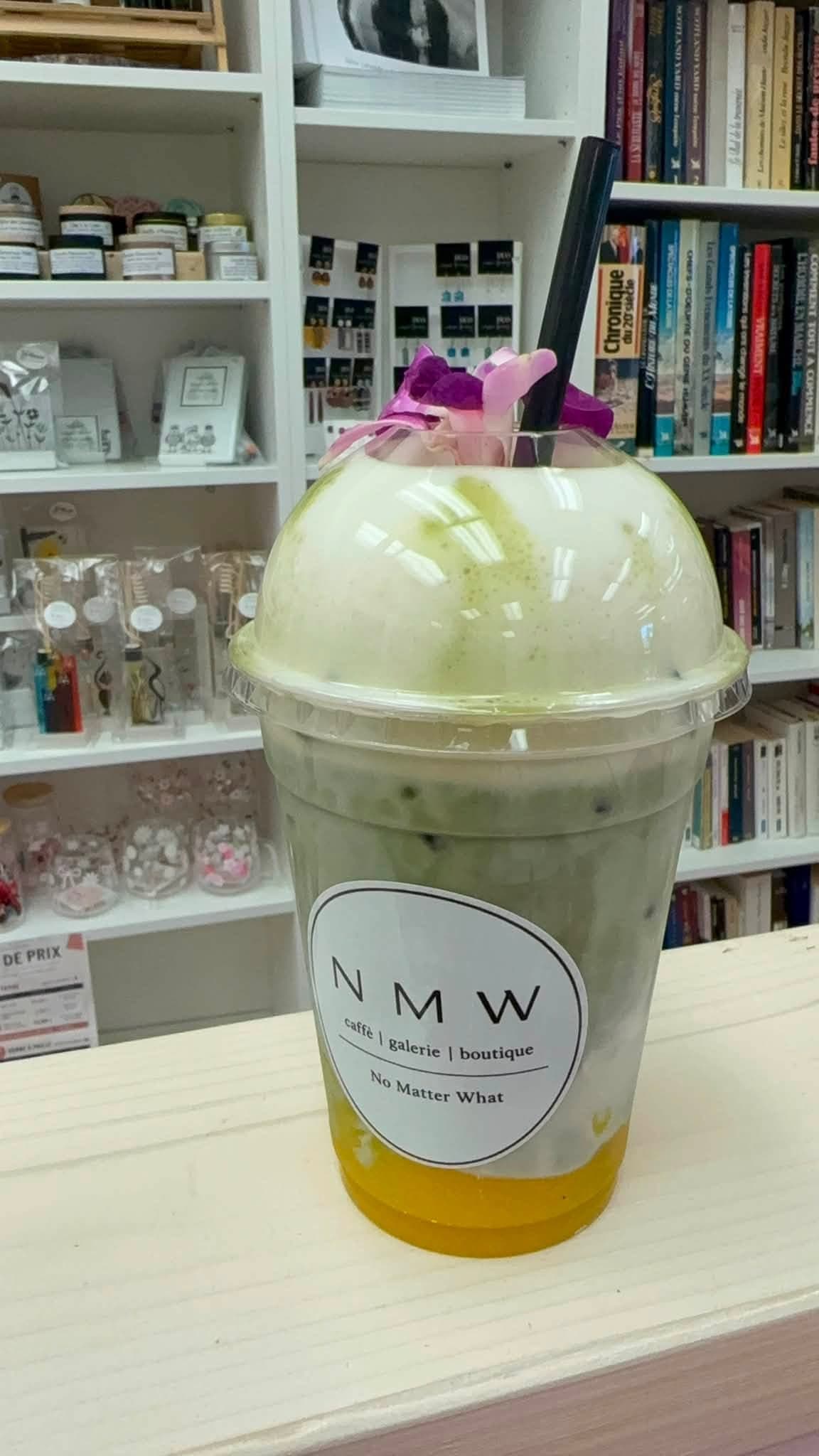 Matcha lavande, café No Matter What