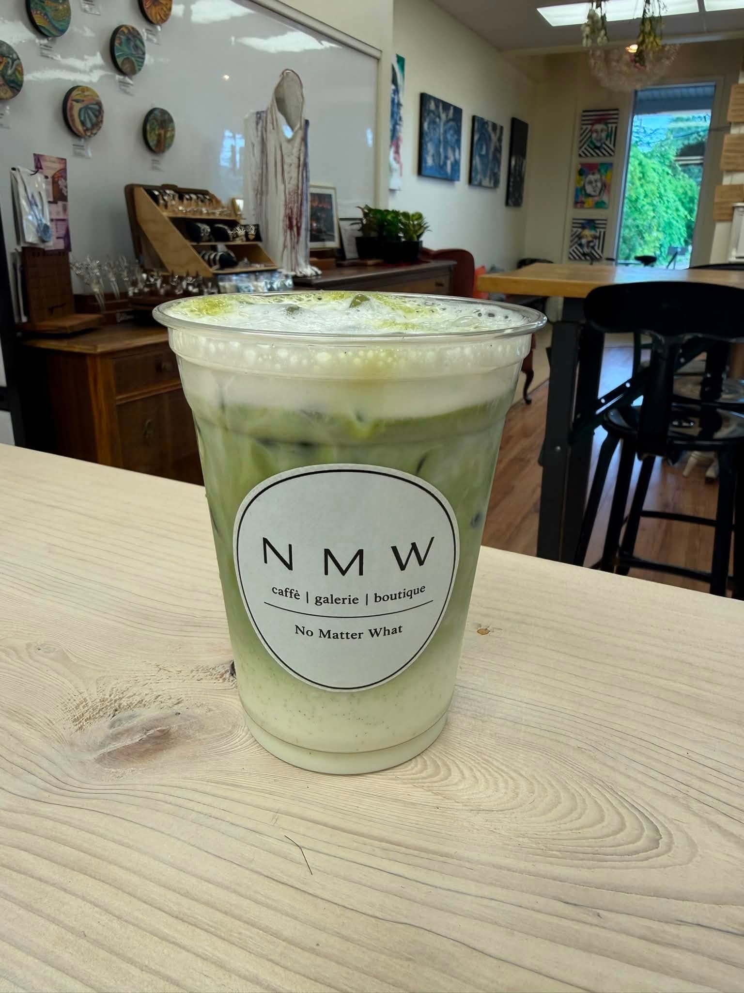 Matcha fraise et vanille, café NMW